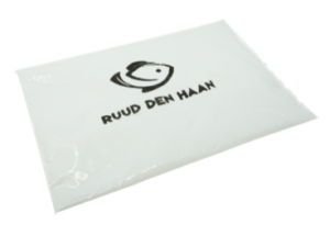 Printed gel pack from fish shop Ruud Den Haan